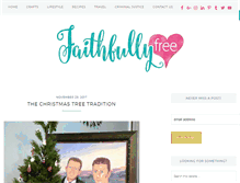 Tablet Screenshot of faithfullyfree.com